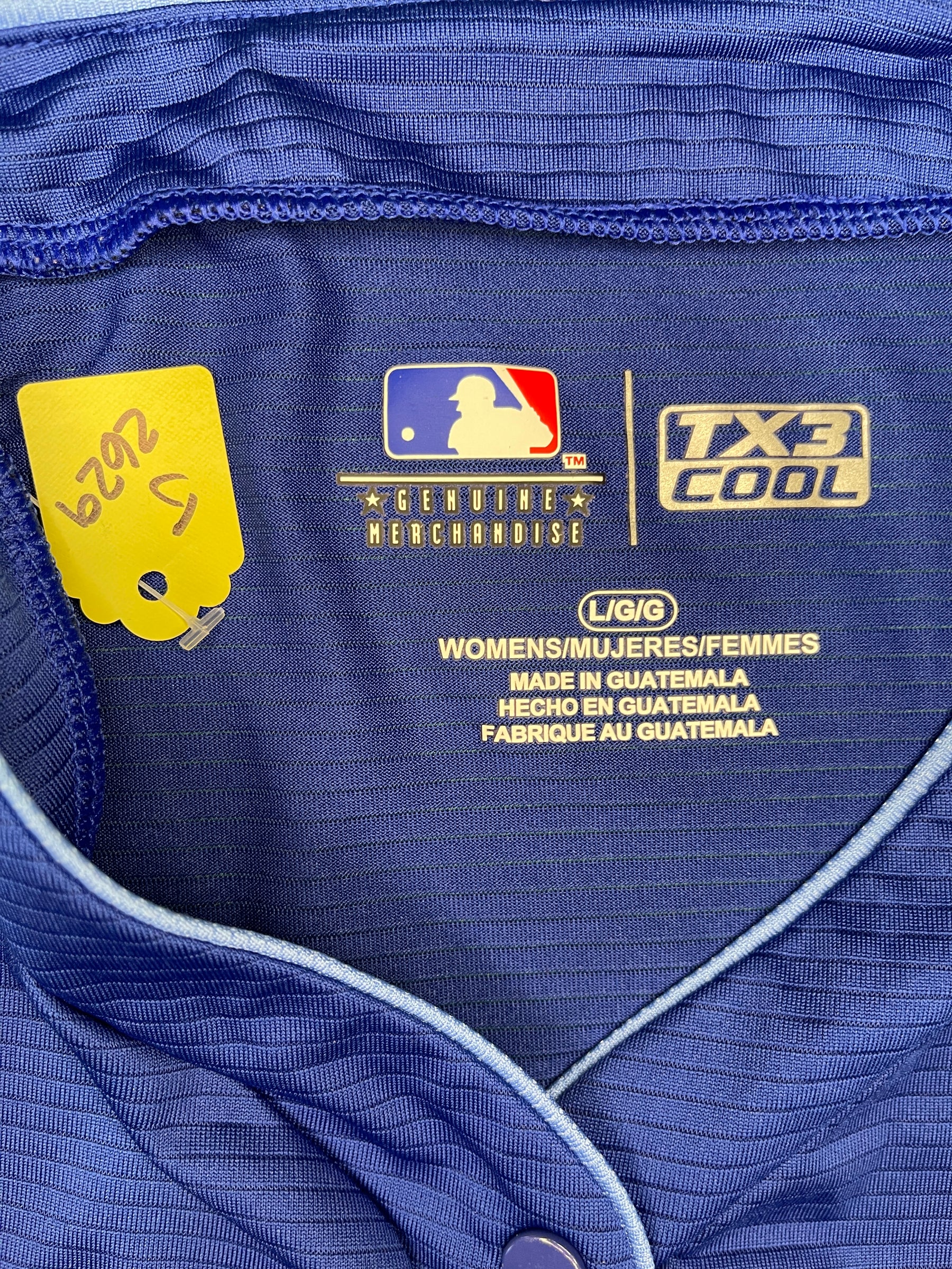 MLB Kansas City Royals TX3 Cool Pullover Baseball Jersey Women's Large