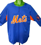 MLB New York Mets Pullover Zip Jersey Nikon CoBrand Men's Large/X-Large