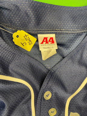 MLB Los Angeles Angels Kealey #8 Blue Jersey Stitched Baseball Youth Large