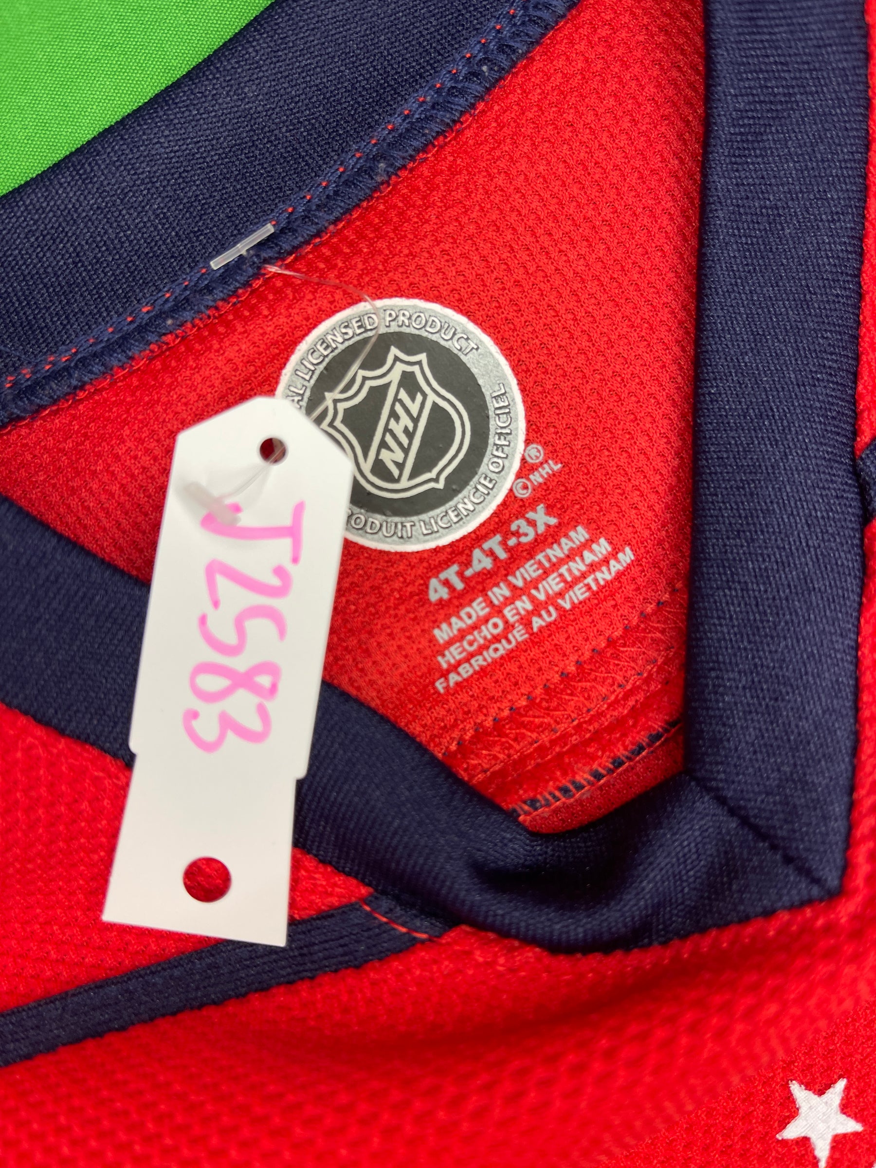 NHL Washington Capitals Jersey Youth 4T