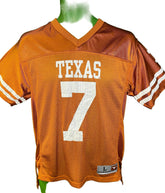 NCAA University of Texas Longhorns #7 Jersey Youth Large