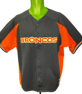 NFL Denver Broncos Baseball Style Jersey Men's 2X-Large