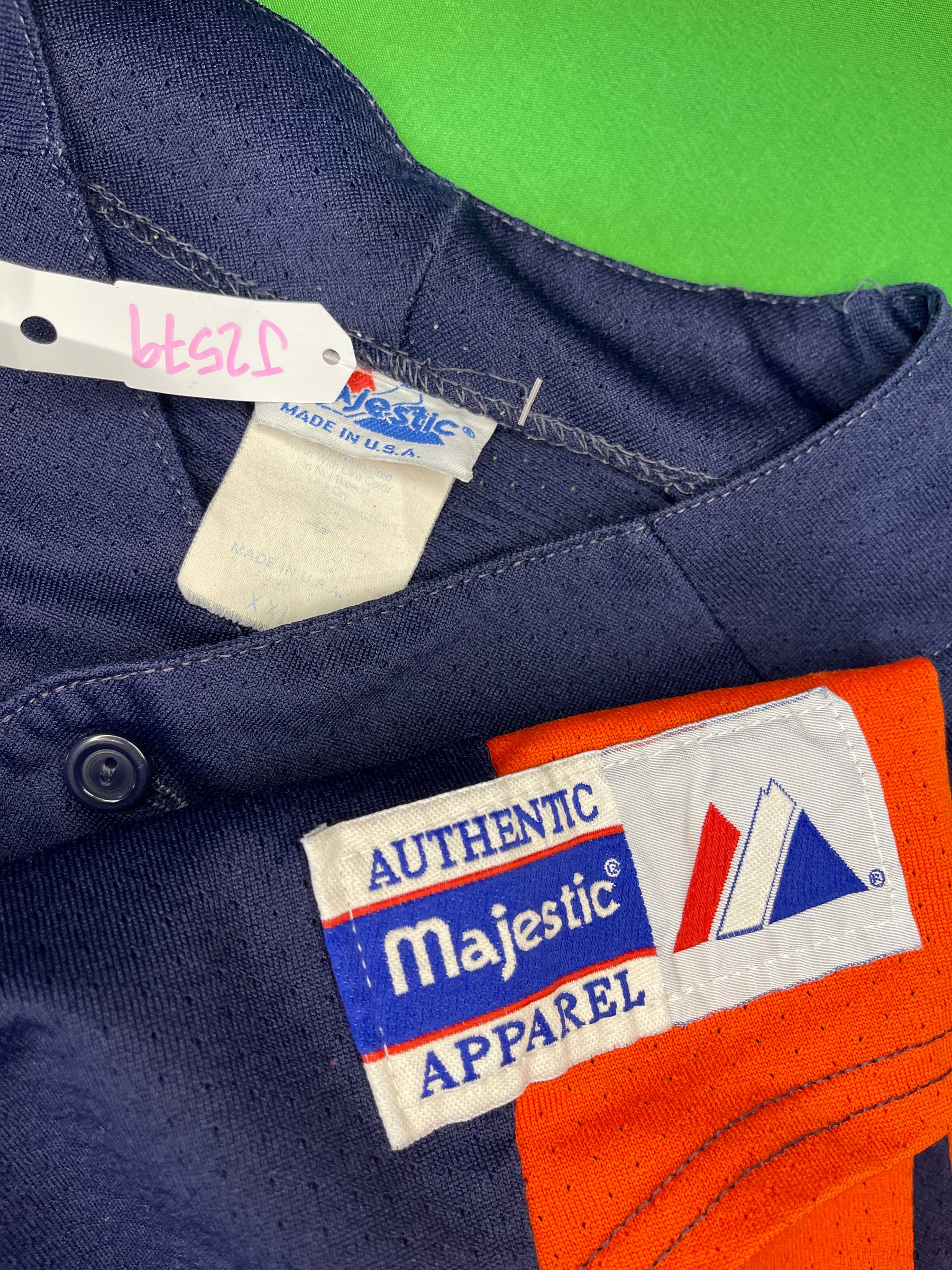 NFL Denver Broncos Baseball Style Jersey Men's 2X-Large