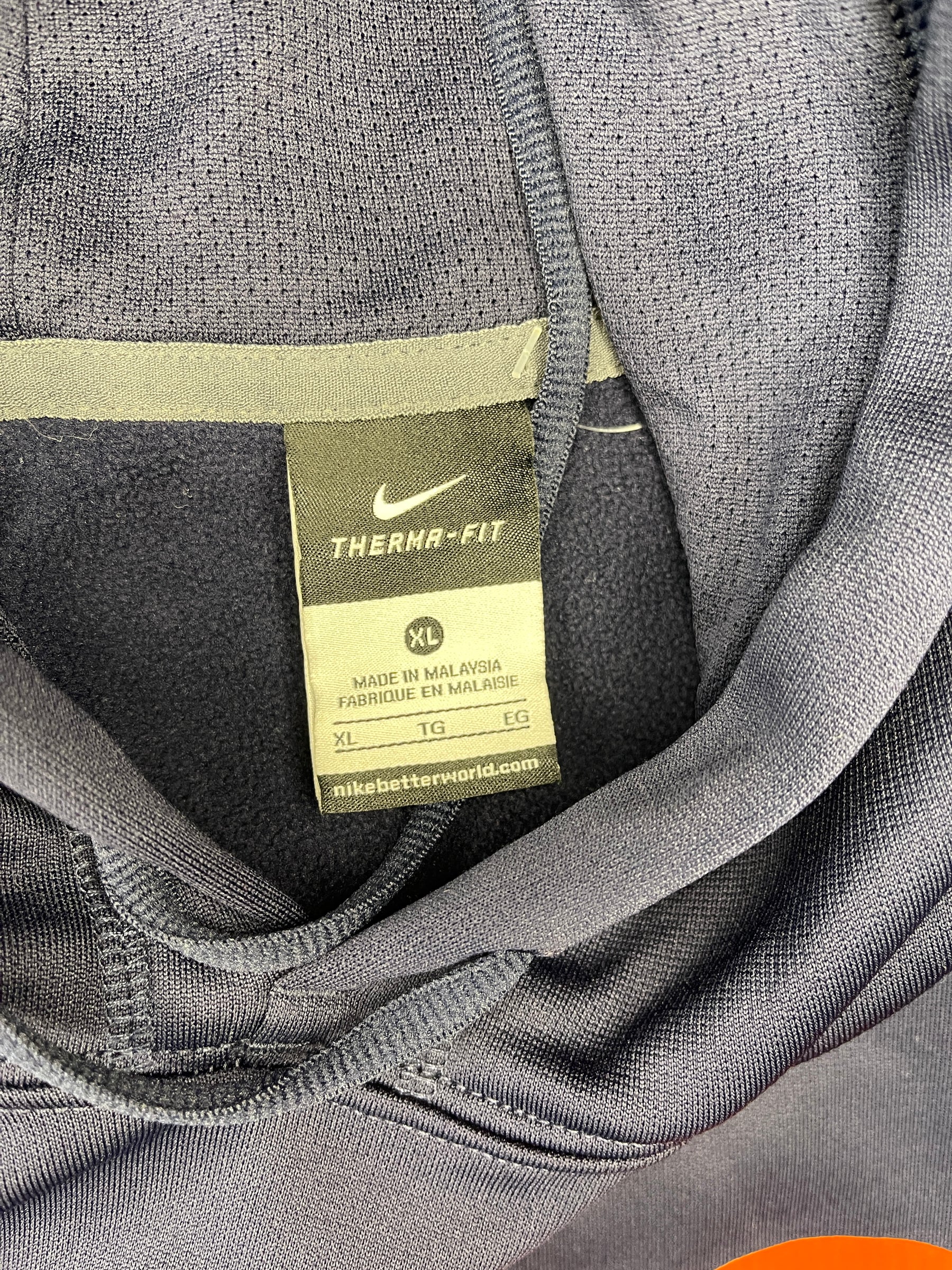 NFL Chicago Bears Dark Blue Athletic Hoodie Men's X-Large