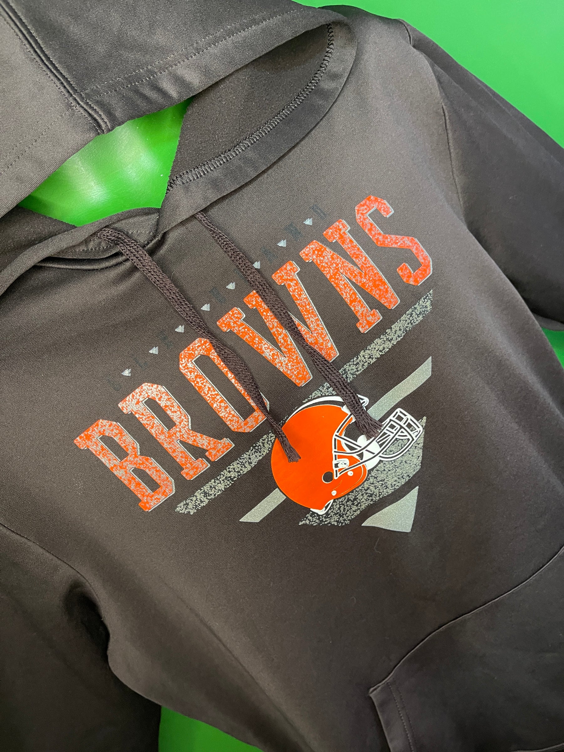 NFL Cleveland Browns Brown Hoodie Men's Large