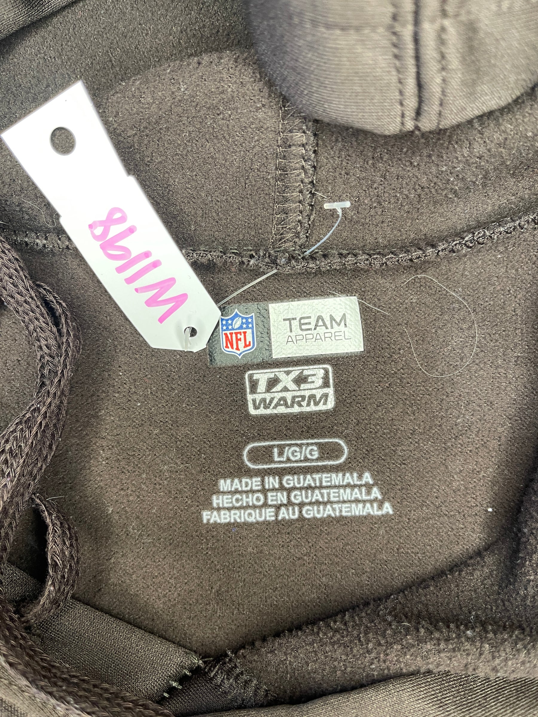 NFL Cleveland Browns Brown Hoodie Men's Large