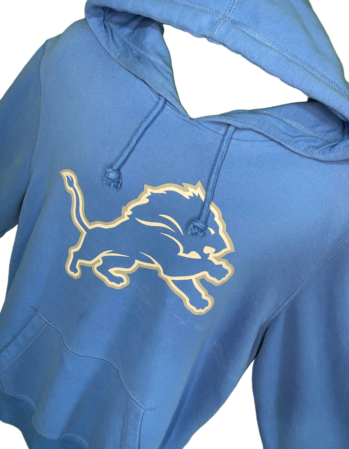 NFL Detroit Lions 47 Brand Pullover Soft Comfy Hoodie Top Men's Large
