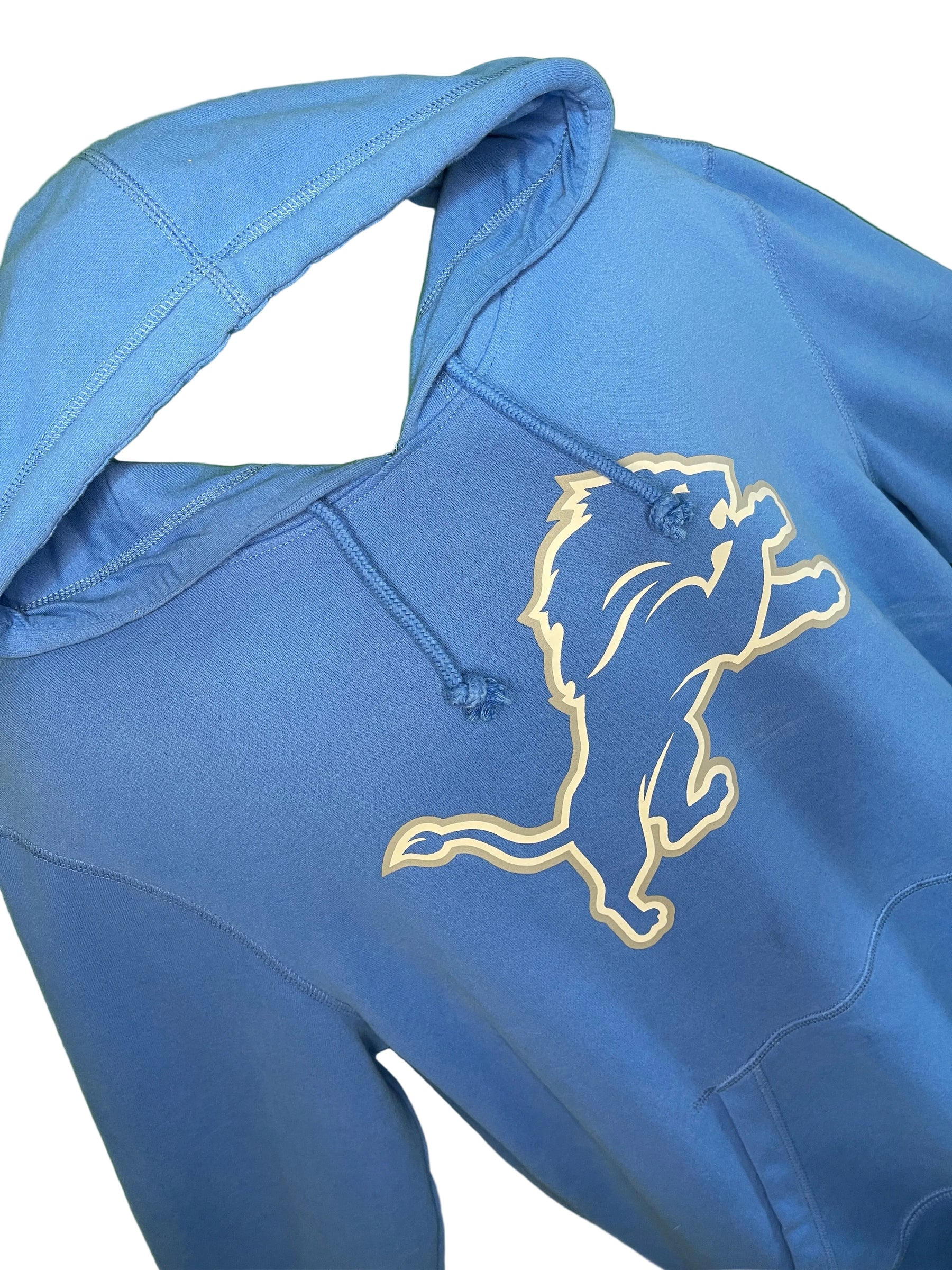 NFL Detroit Lions 47 Brand Pullover Soft Comfy Hoodie Top Men's Large