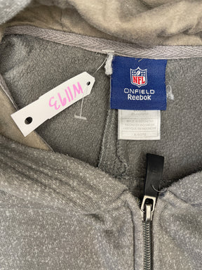 NFL Indianapolis Colts NFL On Field Reebok Grey Full Zip Hoodie Men's X-Large