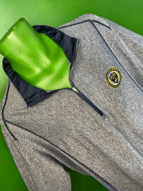 MLS Philadelphia Union Heathered Blue Athletic 1/4 Zip Men's X-Large