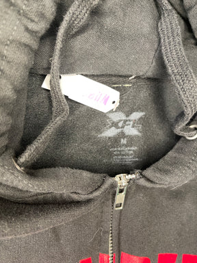 UFL DC Defenders Black Full Zip Hoodie Men's Medium NWOT