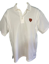 NFL Chicago Bears White Pique Polo Golf Shirt Men's Medium