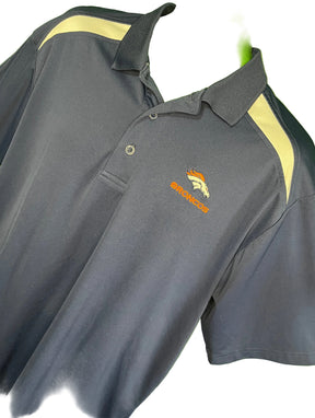 NFL Denver Broncos Collared Golf Polo Shirt Men's Large