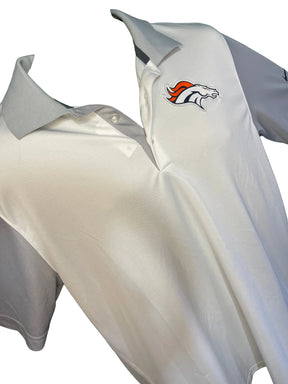 NFL Denver Broncos Collared Golf Polo Shirt Men's Large