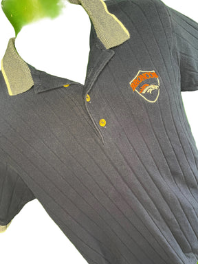 NFL Denver Broncos Lee Sport 100% Cotton Polo T-Shirt Men's Medium