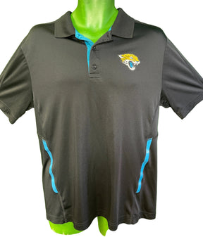 NFL Jacksonville Jaguars Majestic Cool Base Polo Golf Shirt Men's Large