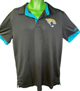 NFL Jacksonville Jaguars Black Polo Golf Shirt Men's Large NWOT