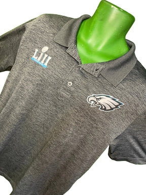 NFL Philadelphia Eagles Fanatics Collared Super Bowl LII Polo Shirt Men's Large