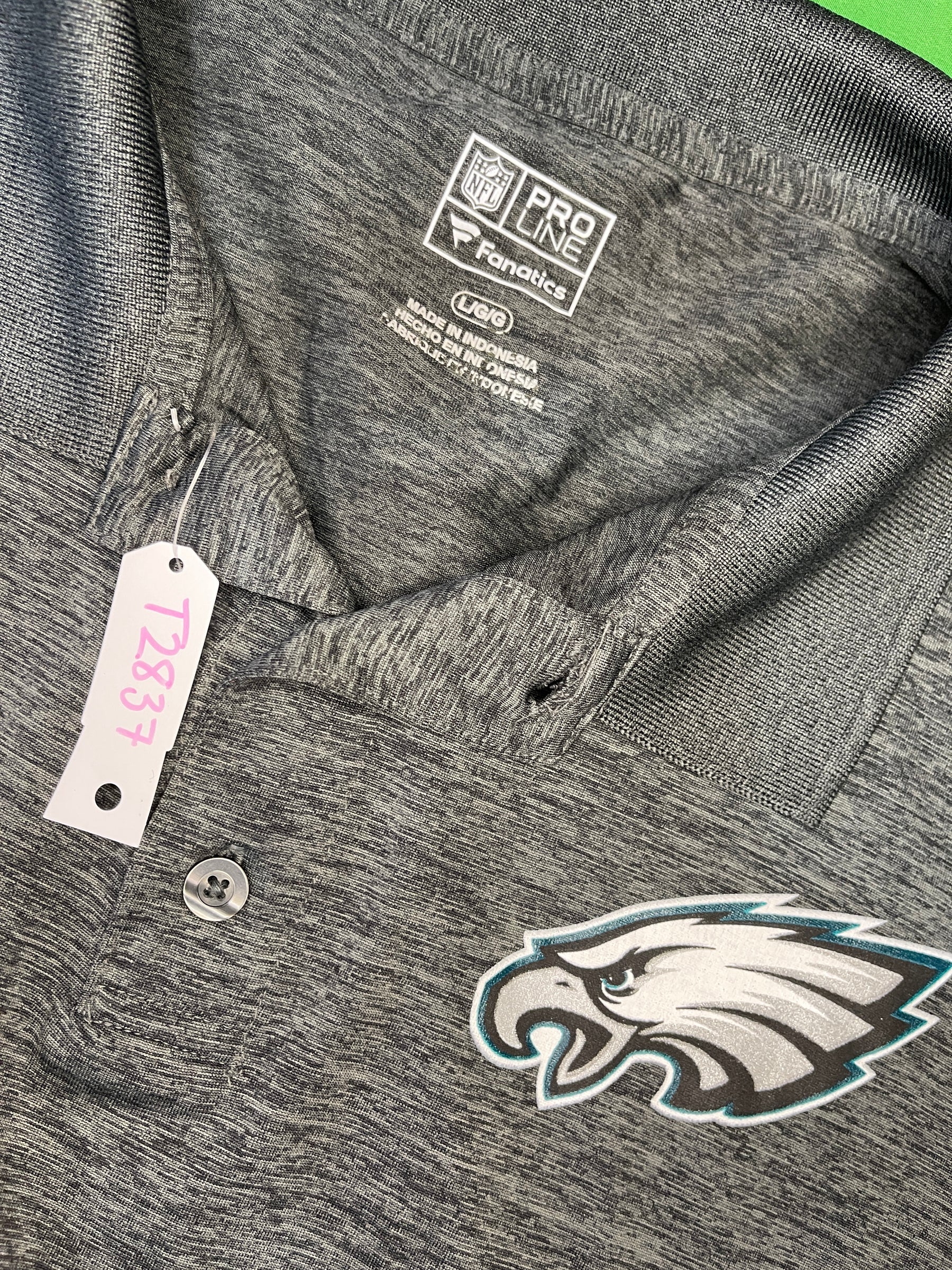 NFL Philadelphia Eagles Fanatics Collared Super Bowl LII Polo Shirt Men's Large