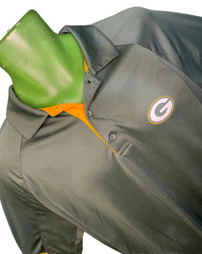 NFL Green Bay Packers Majestic Cool Base Polo Golf Shirt Men's Medium