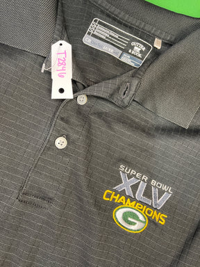 NFL Green Bay Packers Collared Super Bowl XLV Champions Golf Polo Men's Medium