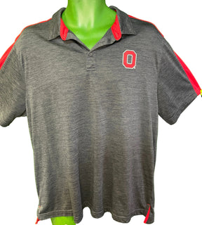 NCAA Ohio State Buckeyes Colour Blocked Polo Golf Shirt Men's X-Large
