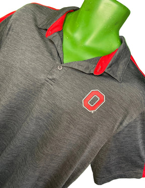 NCAA Ohio State Buckeyes Colour Blocked Polo Golf Shirt Men's X-Large