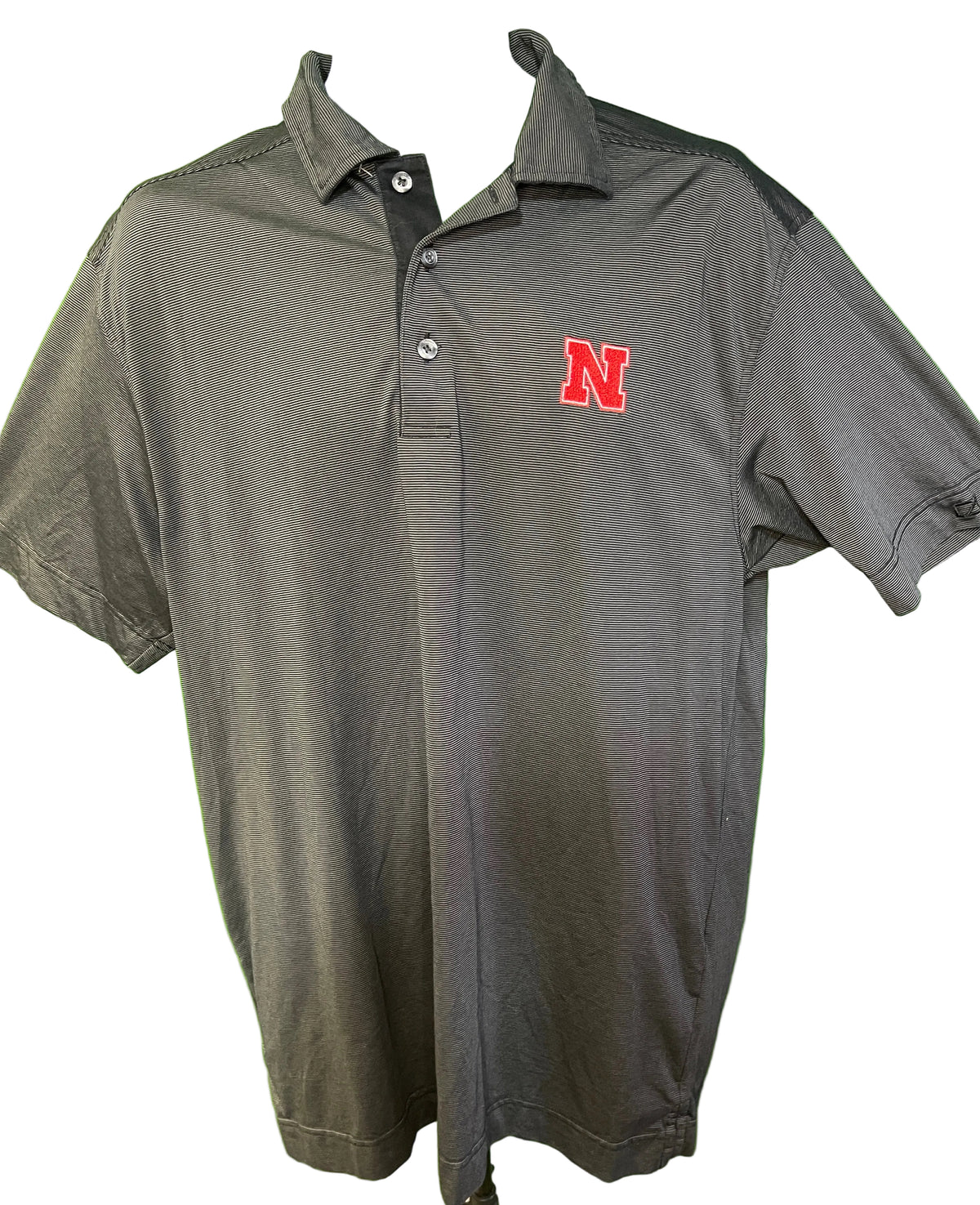NCAA University of Nebraska Cornhuskers Collared Golf Polo Shirt Men's X-Large