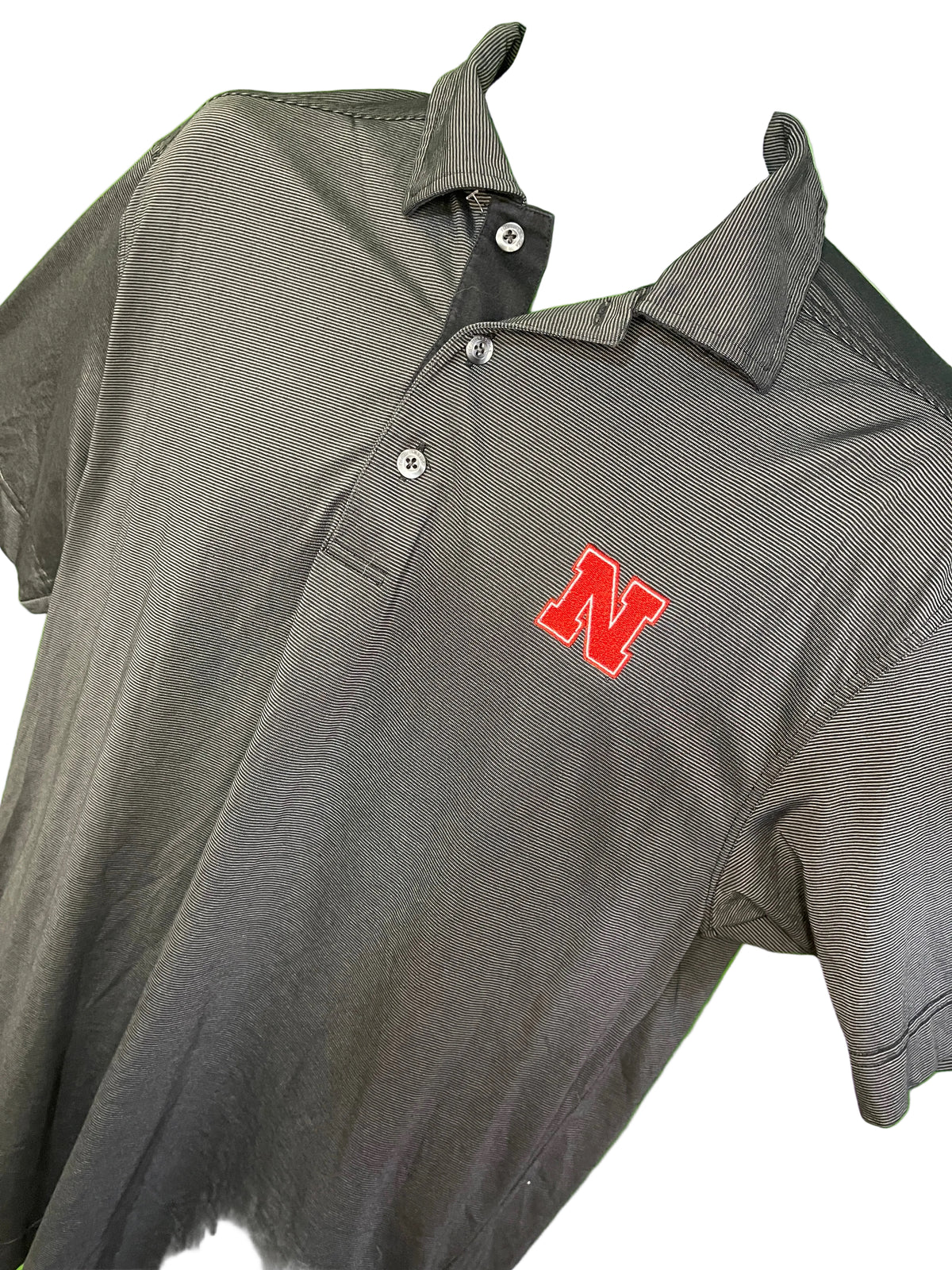 NCAA University of Nebraska Cornhuskers Collared Golf Polo Shirt Men's X-Large