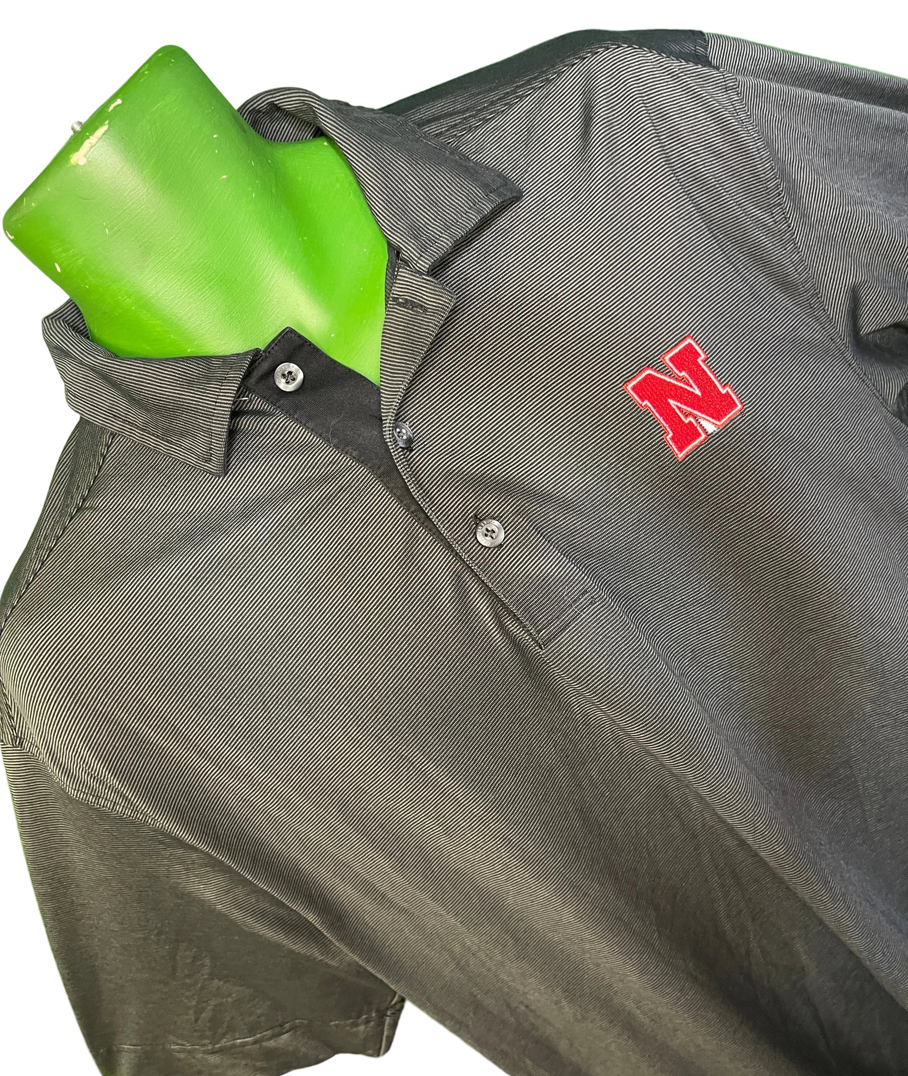 NCAA University of Nebraska Cornhuskers Collared Golf Polo Shirt Men's X-Large
