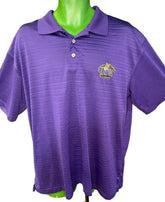 NCAA Louisiana State LSU Tigers Purple Polo / Golf Shirt Men's Large