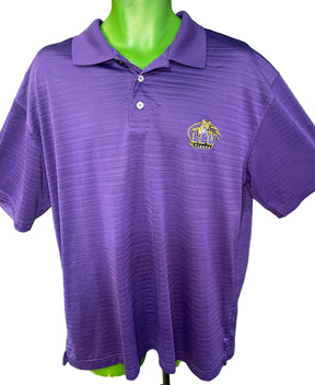 NCAA Louisiana State LSU Tigers Purple Polo / Golf Shirt Men's Large