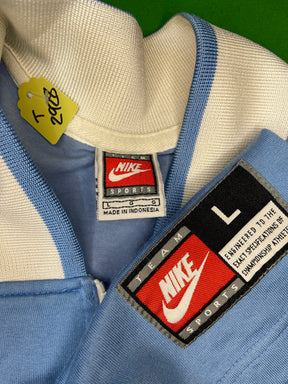 NCAA North Carolina Tar Heels Vintage 1/4 Zip S/S Dressy Shirt Top Men's Large