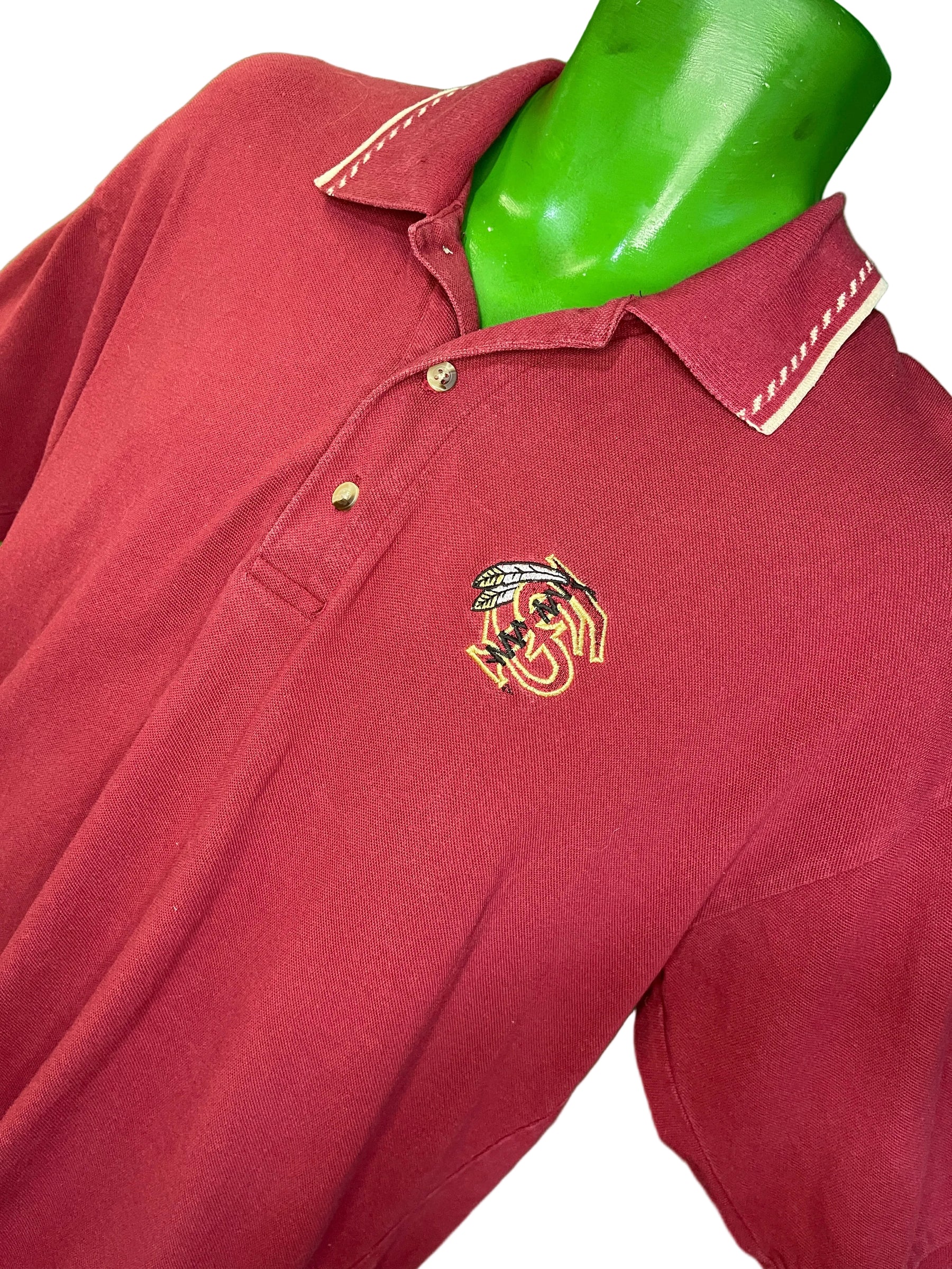 NCAA Florida State Seminoles Pique Golf Polo Shirt Men's Medium