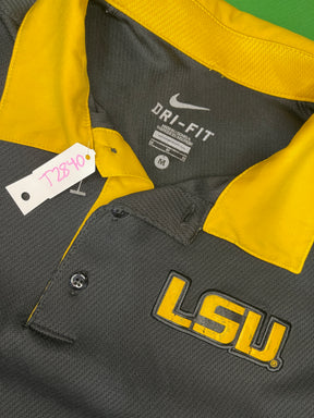 NCAA Louisiana State University Tigers Collared Golf Polo Shirt Men's Medium