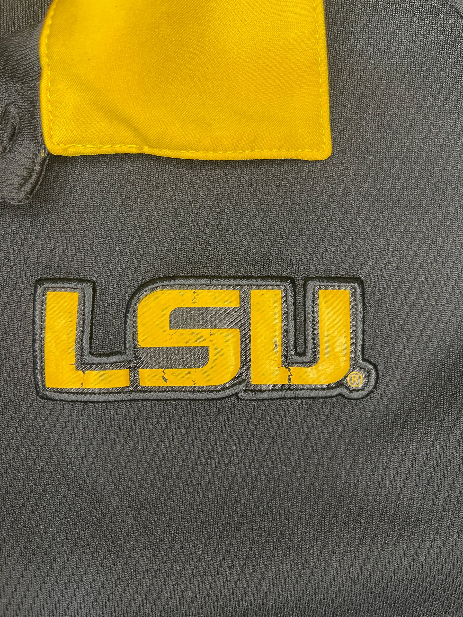NCAA Louisiana State University Tigers Collared Golf Polo Shirt Men's Medium