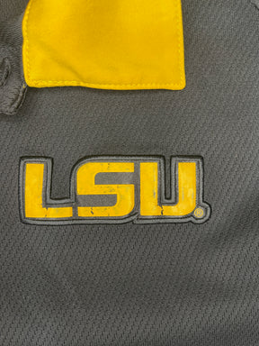 NCAA Louisiana State University Tigers Collared Golf Polo Shirt Men's Medium