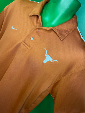 NCAA University of Texas Longhorns Collared Golf Polo Shirt Men's Medium