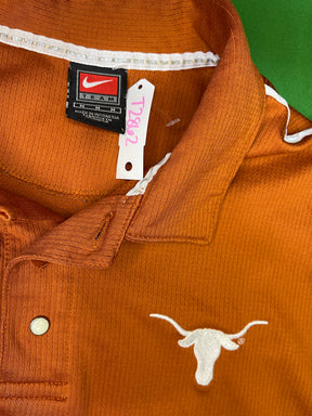 NCAA University of Texas Longhorns Collared Golf Polo Shirt Men's Medium