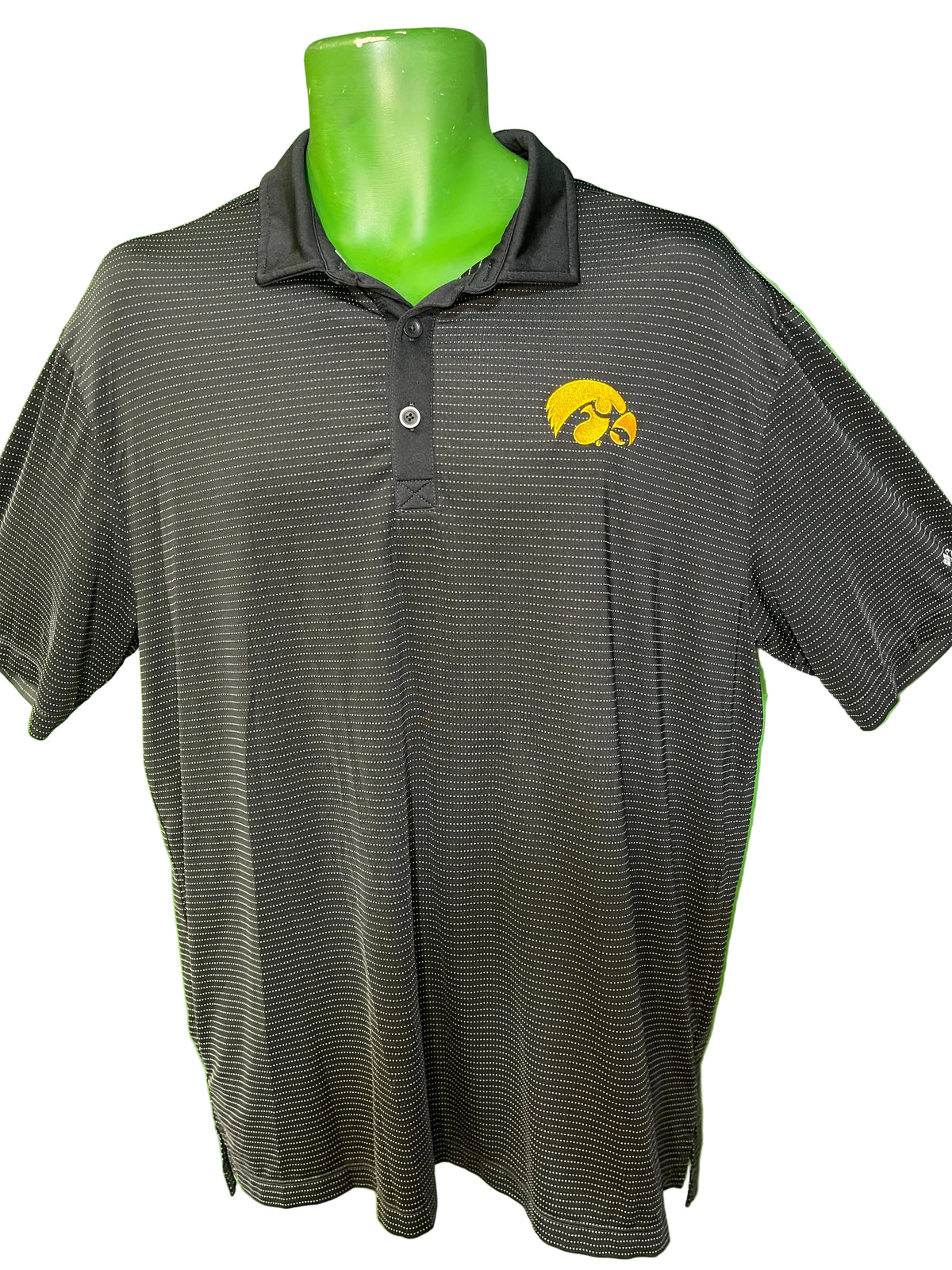 NCAA University of Iowa Hawkeyes Collared Golf Polo Shirt Men's X-Large