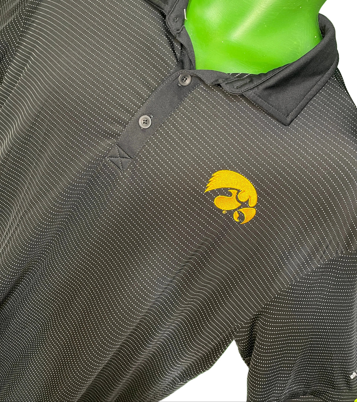 NCAA University of Iowa Hawkeyes Collared Golf Polo Shirt Men's X-Large