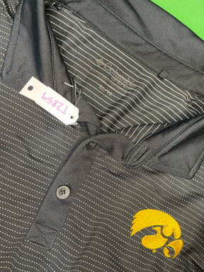 NCAA University of Iowa Hawkeyes Collared Golf Polo Shirt Men's X-Large
