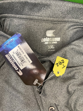 NCAA Miami Hurricanes Colosseum Grey Golf Polo Shirt Men's 2X-Large NWT