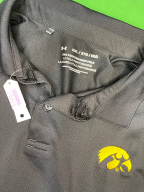 NCAA University of Iowa Hawkeyes Collared Golf Polo Shirt Men's 2X-Large