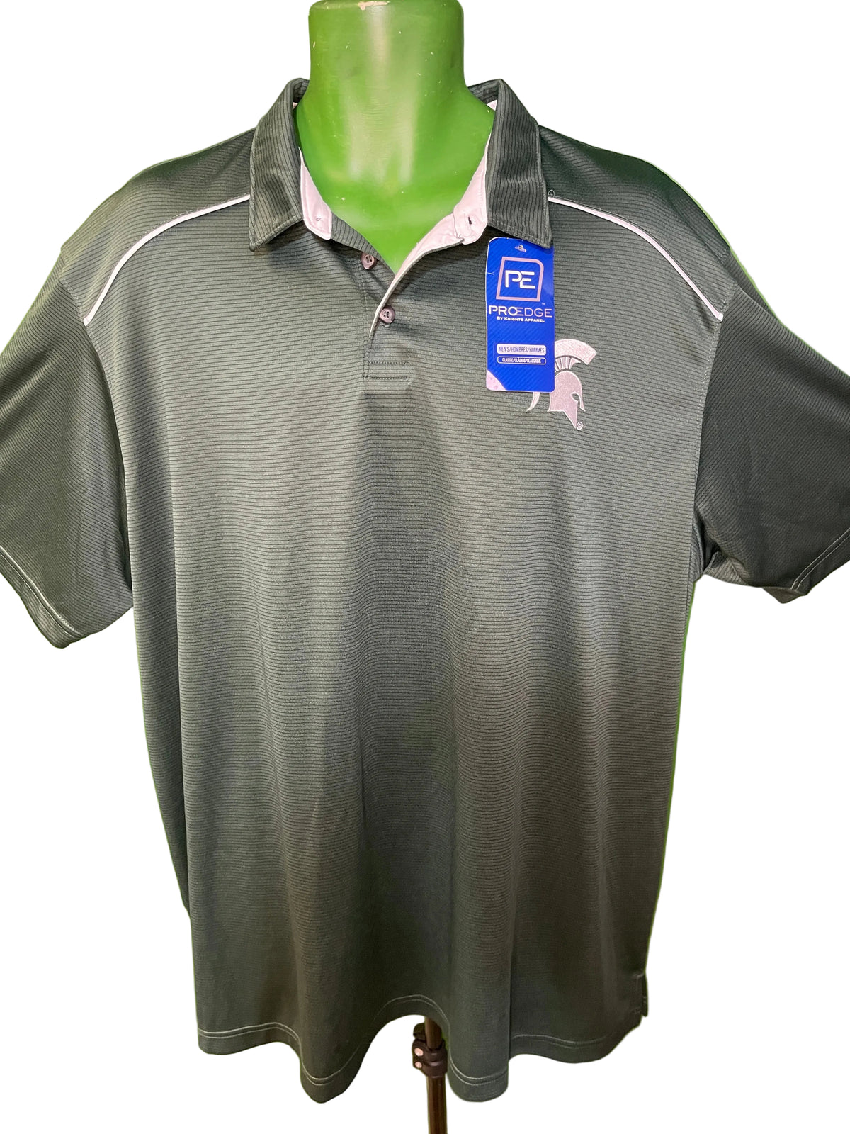 NCAA Michigan State Spartans Collared Golf Polo Shirt Men's 3X-Large NWT