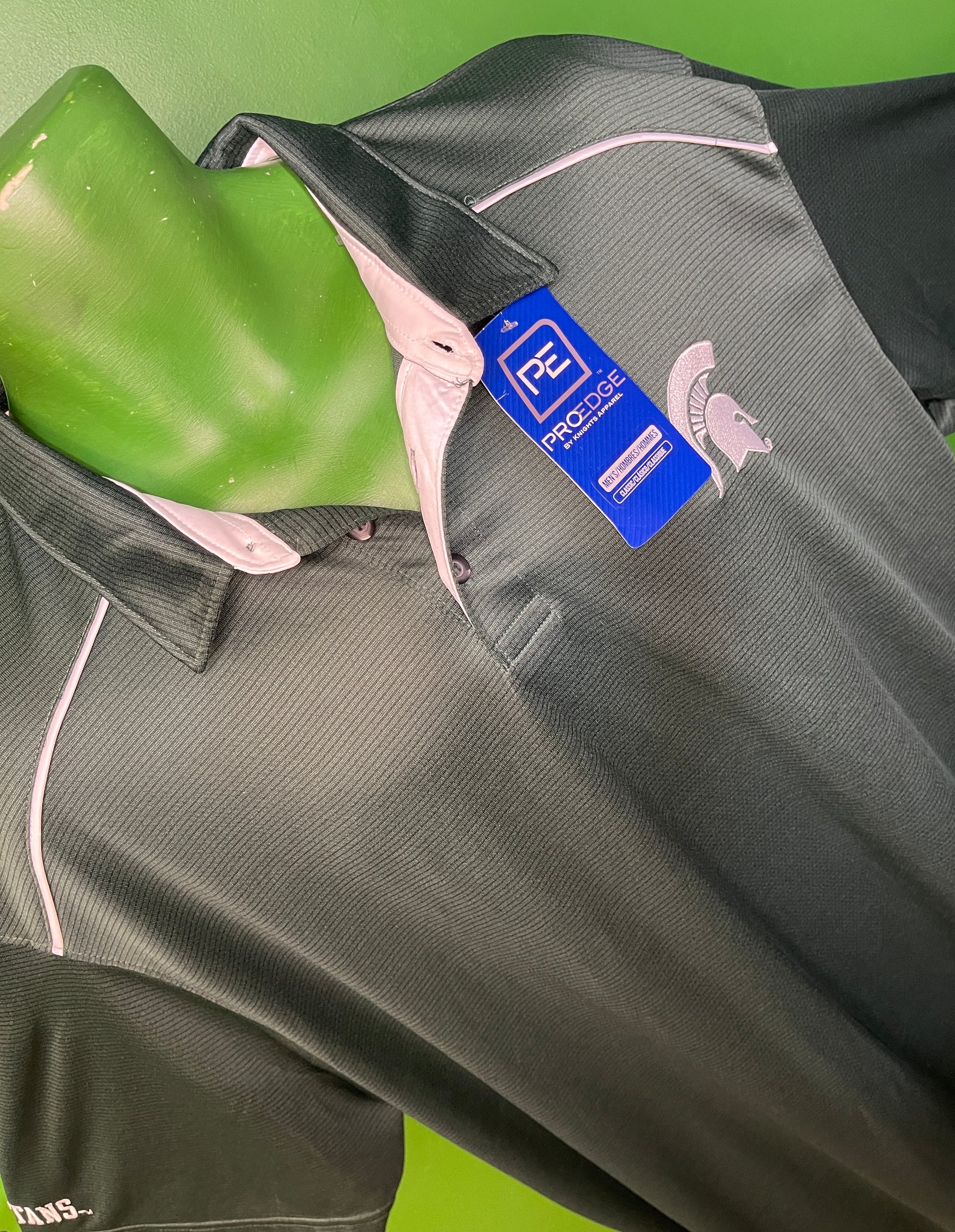 NCAA Michigan State Spartans Collared Golf Polo Shirt Men's 3X-Large NWT