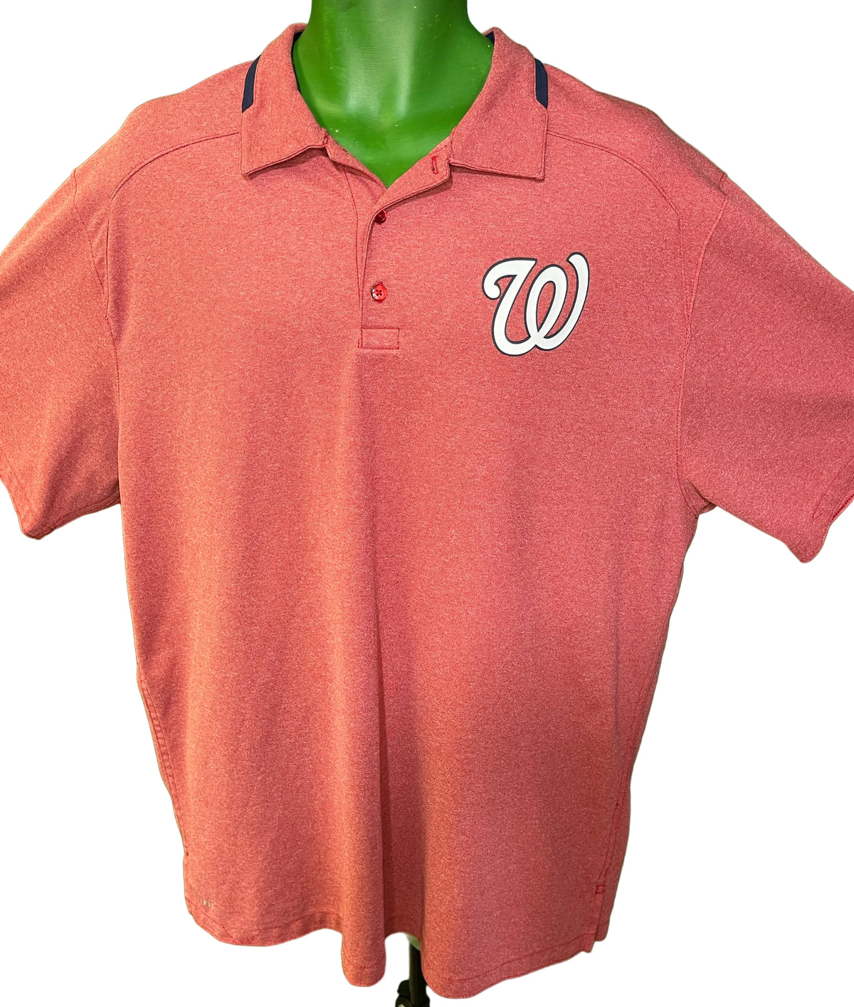 MLB Washington Nationals Dri-Fit Golf Polo Shirt Men's X-Large