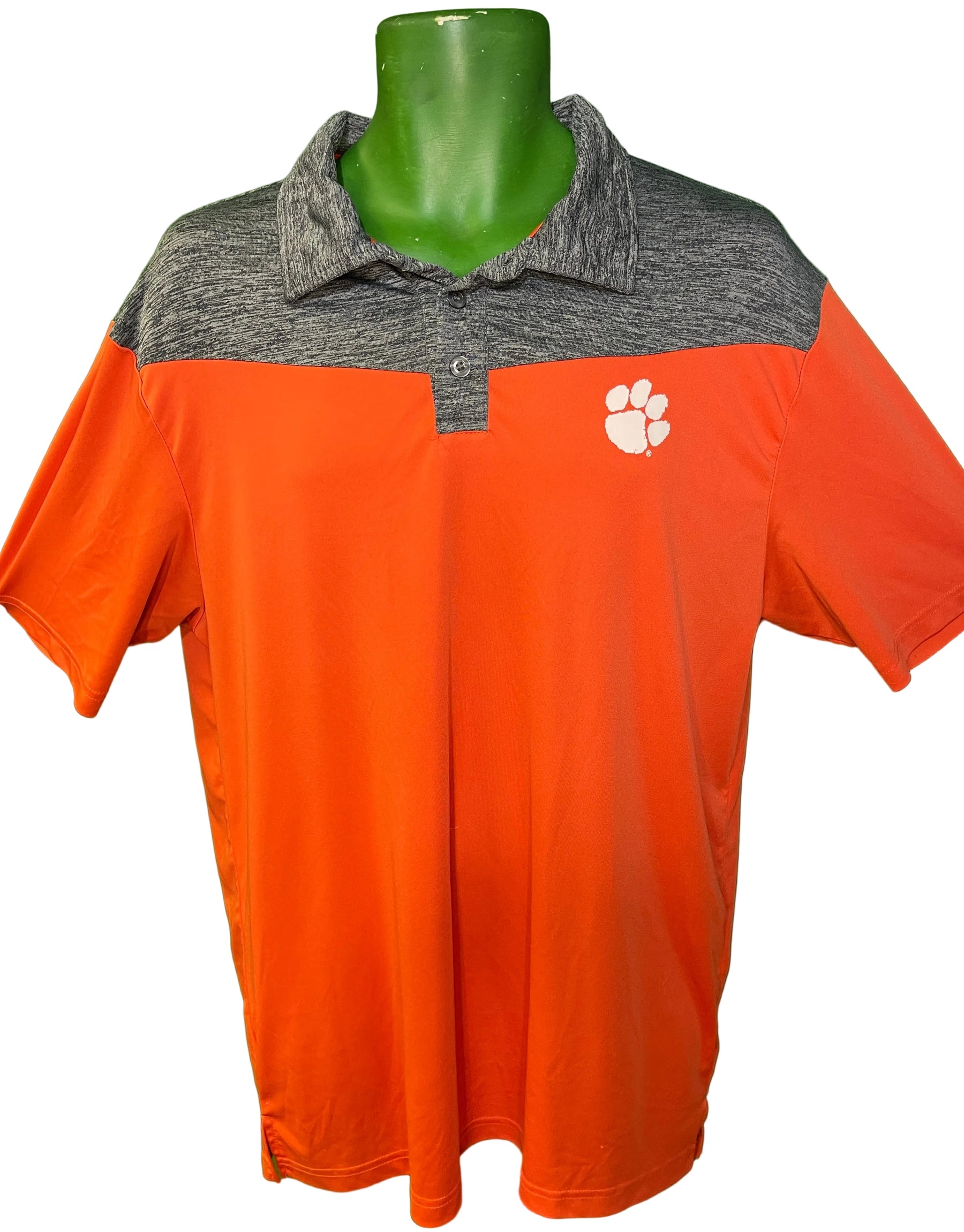 NCAA Clemson Tigers Lightweight Golf Polo Shirt Men's Large