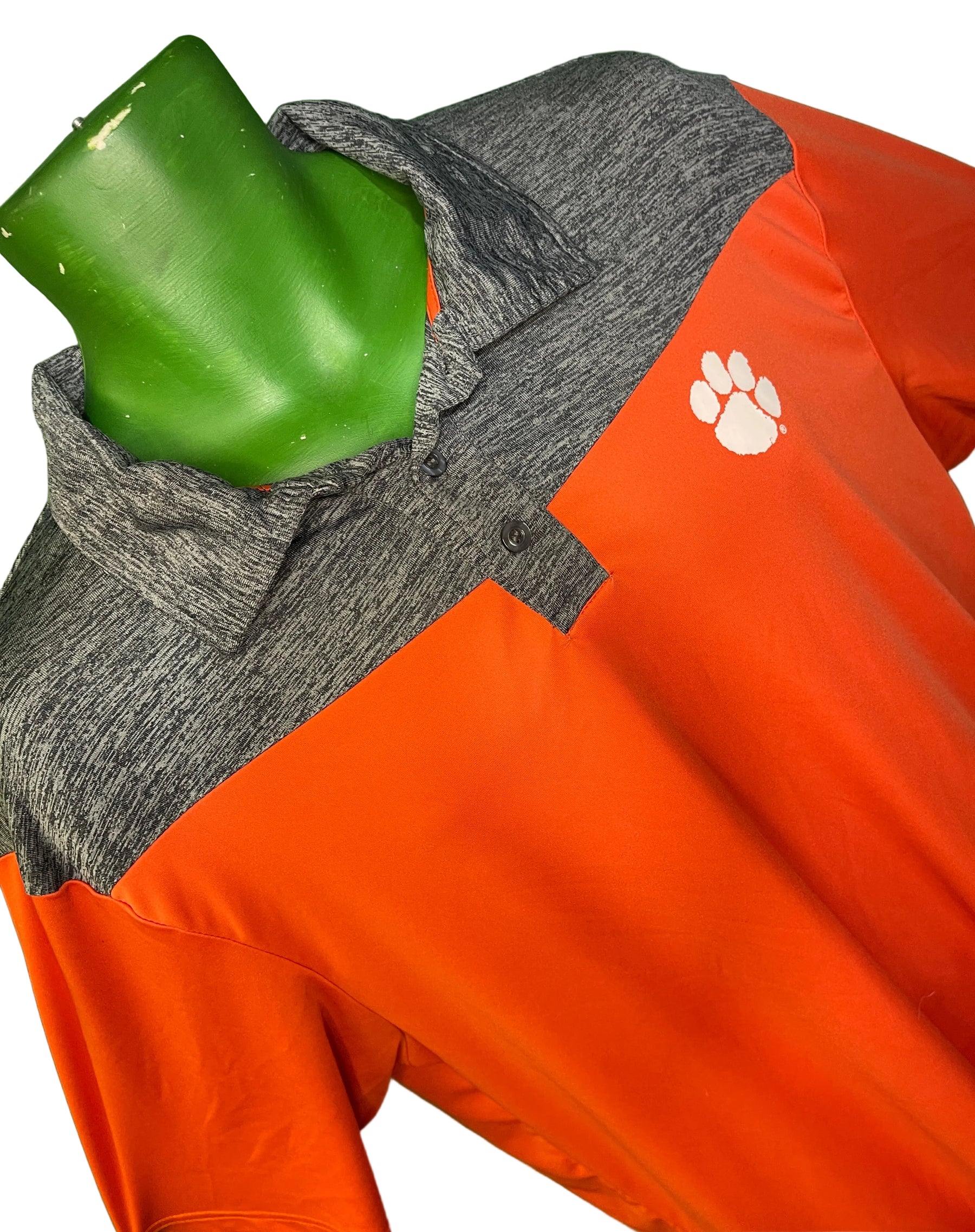 NCAA Clemson Tigers Lightweight Golf Polo Shirt Men's Large