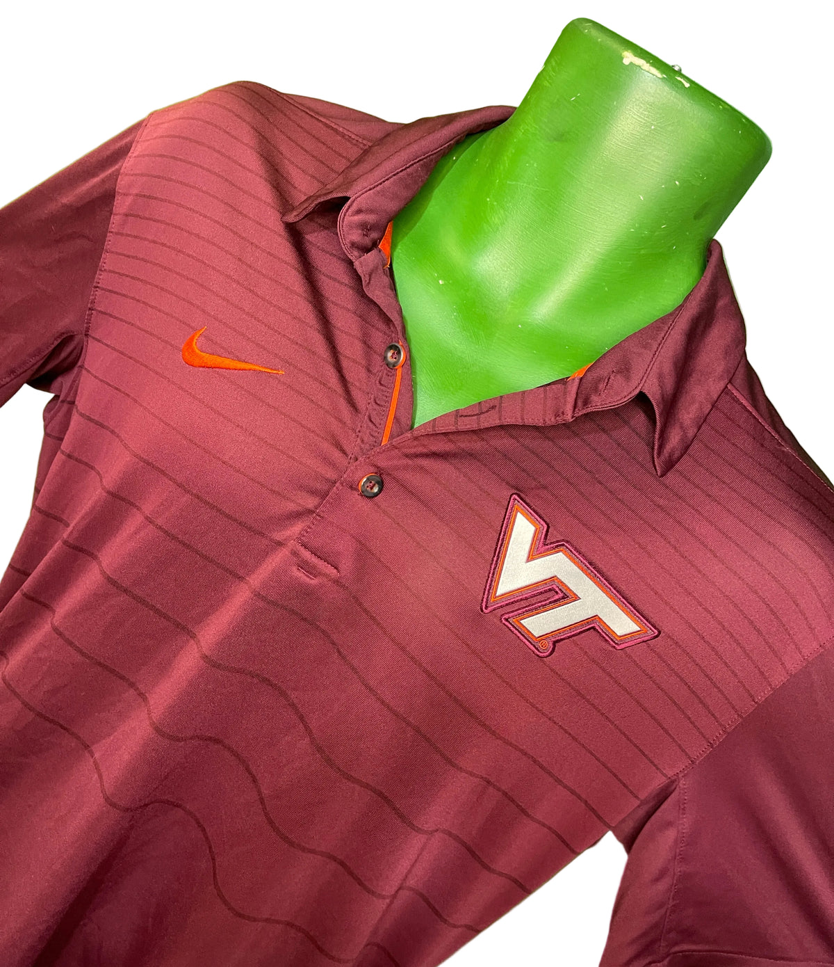 NCAA Virginia Tech Hokies Dri-Fit Golf Polo Shirt Men's Medium